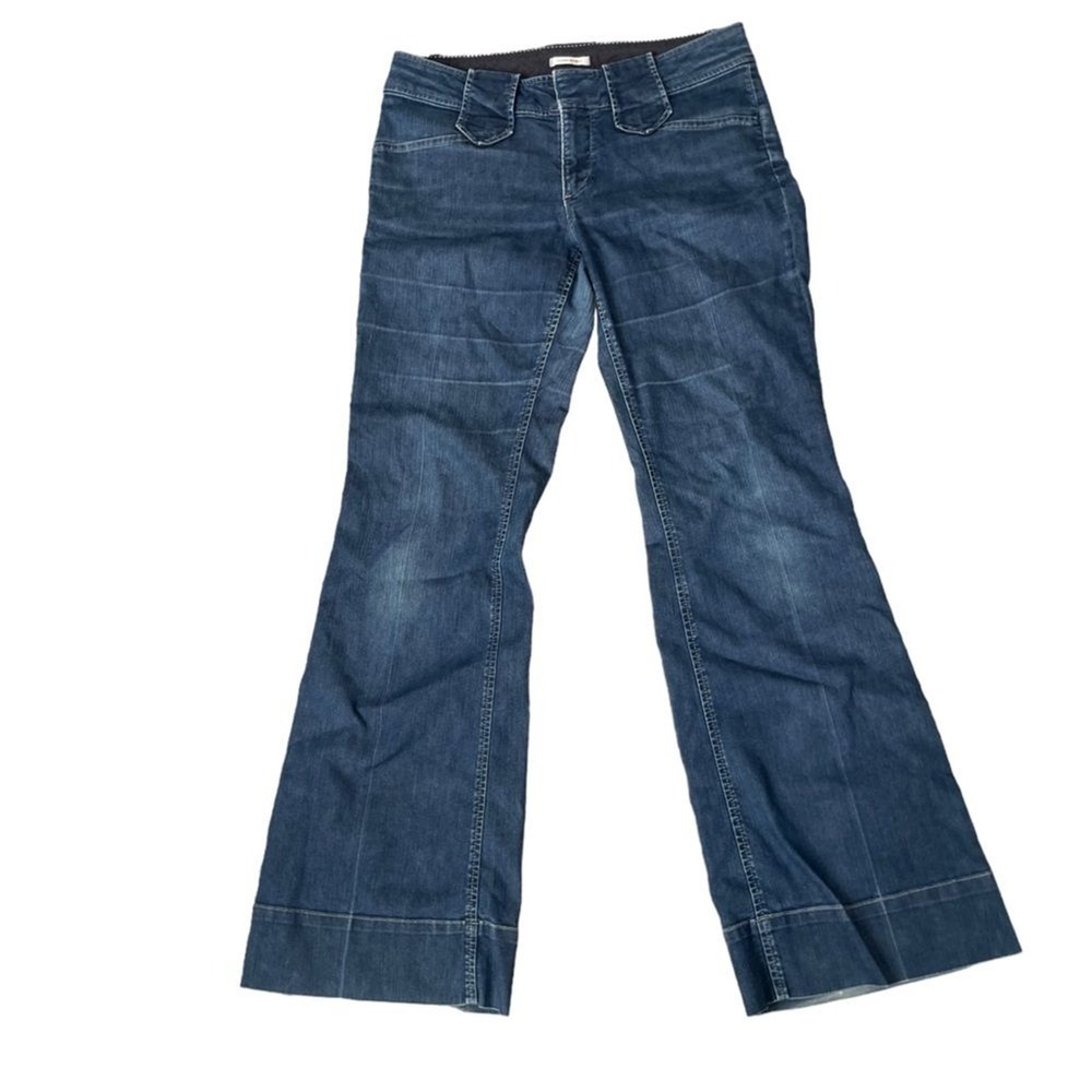 BR Trouser Jeans Wide‎ leg vintage denim blue jeans excellent condition size 8